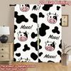 2D flat Photography Backdrop Popular Party Backdrop Cute Cow Faces 100% Polyester Family Party Decoration Use for Indoor