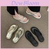 Summer Casual Flat Slide Sandals For Women Stylish Beach Flip Flops With Thick Sole