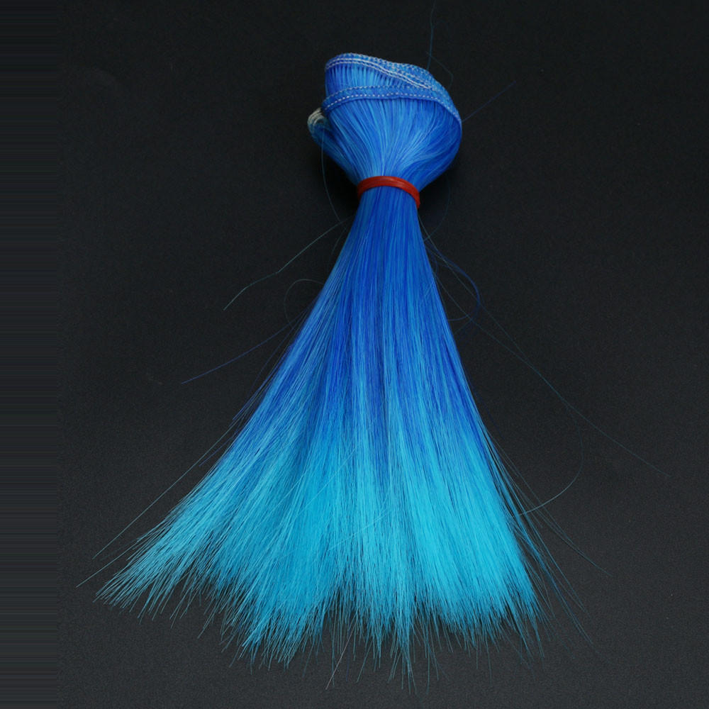 Mode 15 Cm Großhandel Glattes Haar Haar DIY Perücke Puppe