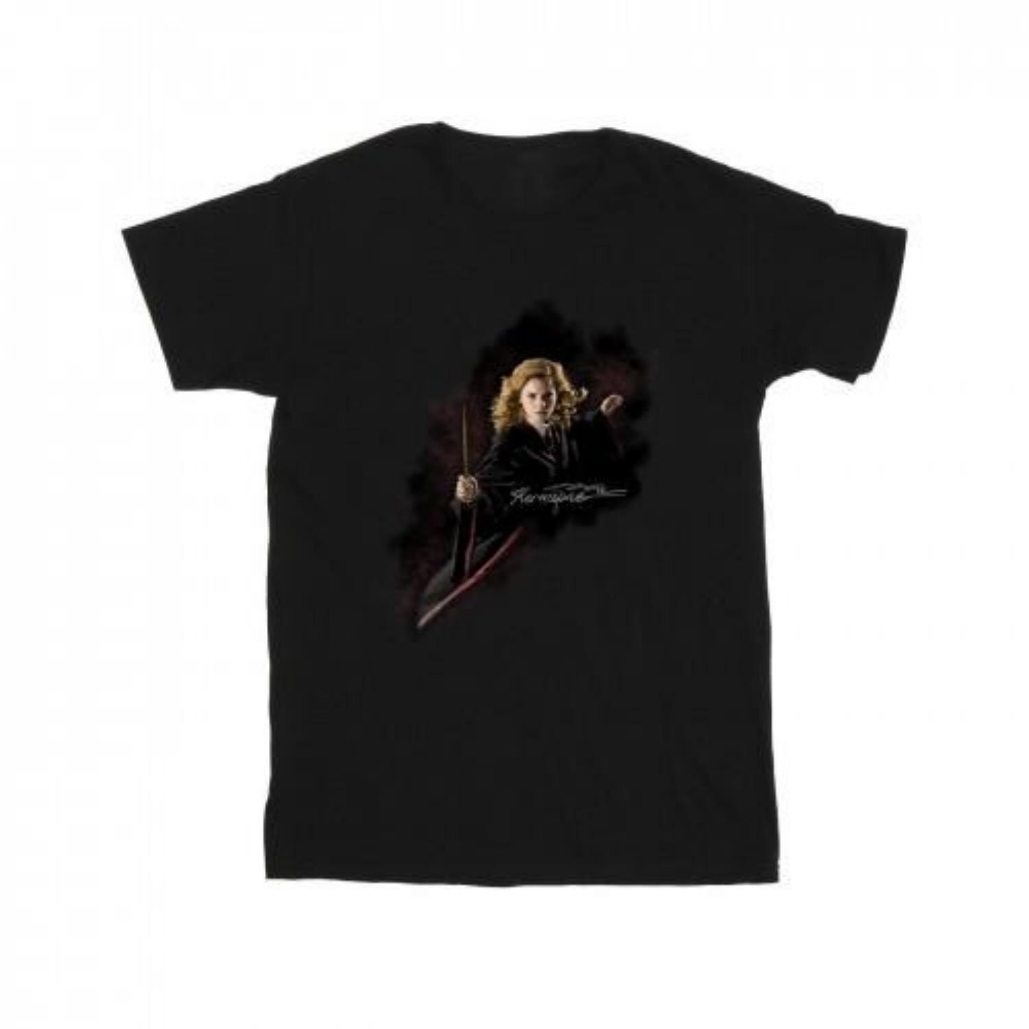 HARRY POTTER Girls Hermione Fight Like A Girl Cotton T-Shirt XXXXL
