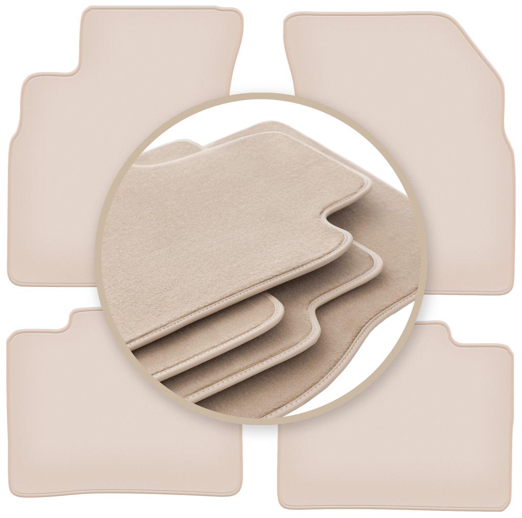 PREMIUM beige floor mats for: Kia Magentis II sedan 2005-2010