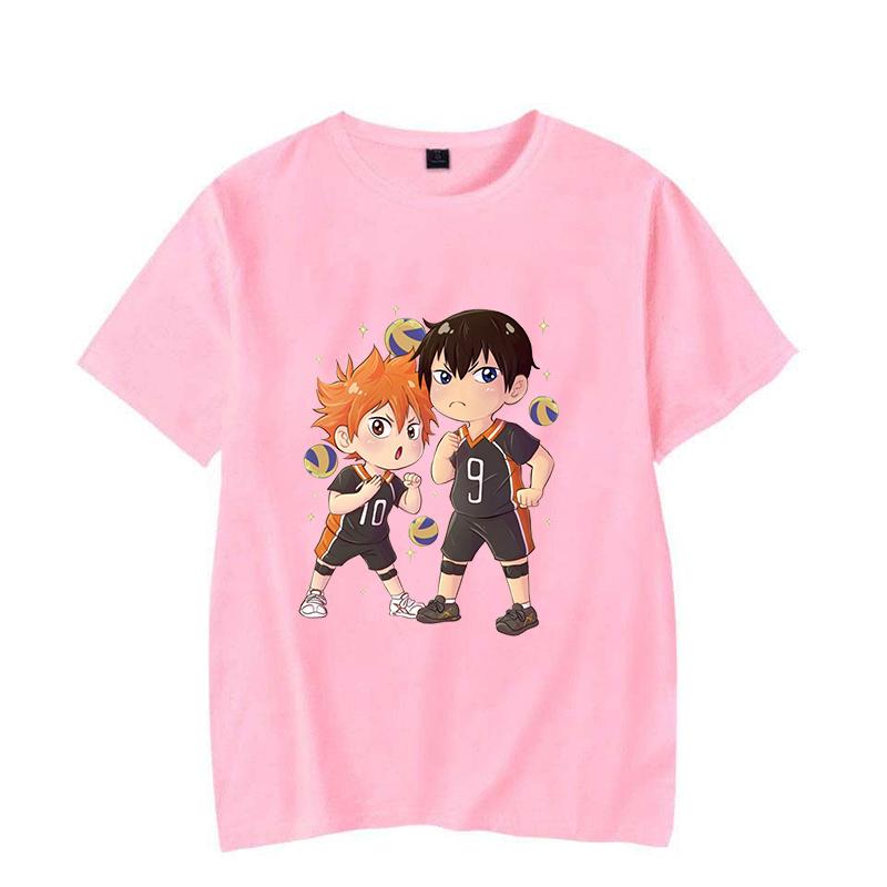 Hot Anime Caracas Shoyo Hinata Tobio Kageyama Graphic T Shirt Women'S Fashion T-Shirts Short Sleeve Shirts Mama Summer T-Shirts