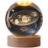 Solar System Starry Sky Crystal Ball Night Light - Birthday Gift for Girls & Boys, Classmate Souvenir, Qixi Festival Ornament