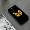 WU-T--TANG CLAN Handyhülle Für IPhone 1716 15 14 13 Pro Max 11 12 Mini X Xs XR Schwarze Silikonhülle
