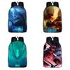 Strapazierfähiger 3D Godzilla King Of The Monsters Rucksack Kinder Schultasche mit klassischem Reiz