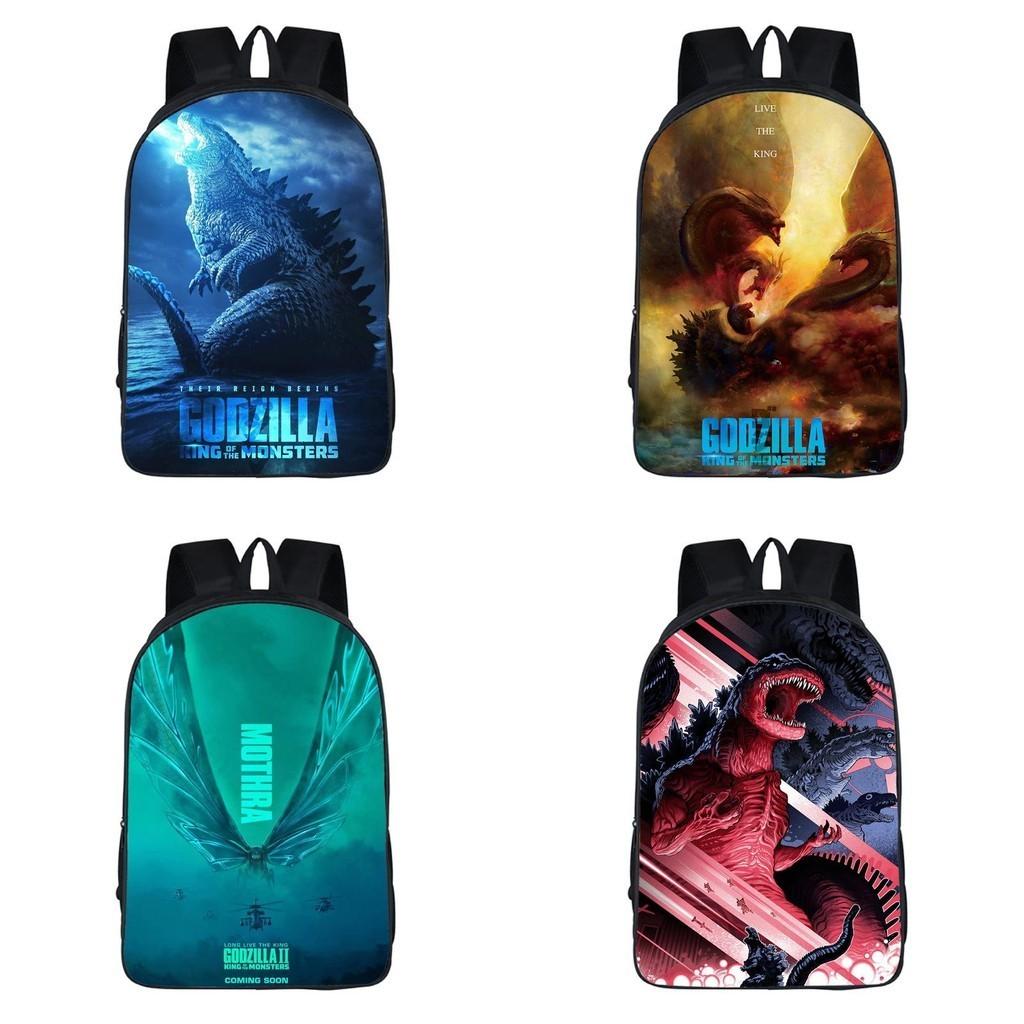 Durable 3d Godzilla King Of The Monsters Backpack Kids School Bag With Classic Appeal