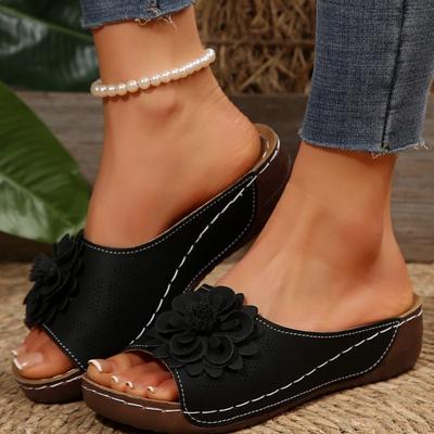 Fashion Summer Sandals Women Shoes Non-Slip Walking Shoes Slip On Shoes Woman Wedge Women's Sandals Party Slippers Woman Female Footwear