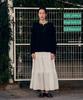 Priter Eyelet Ruffle Maxi Skirt White_F251Sk05