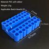 2pcs Bit Holder 32 Holes Bit Hex Shank Organiser Screwdriver Bit Holder Drill For Storage For 6.35MM Shank Storage Box
