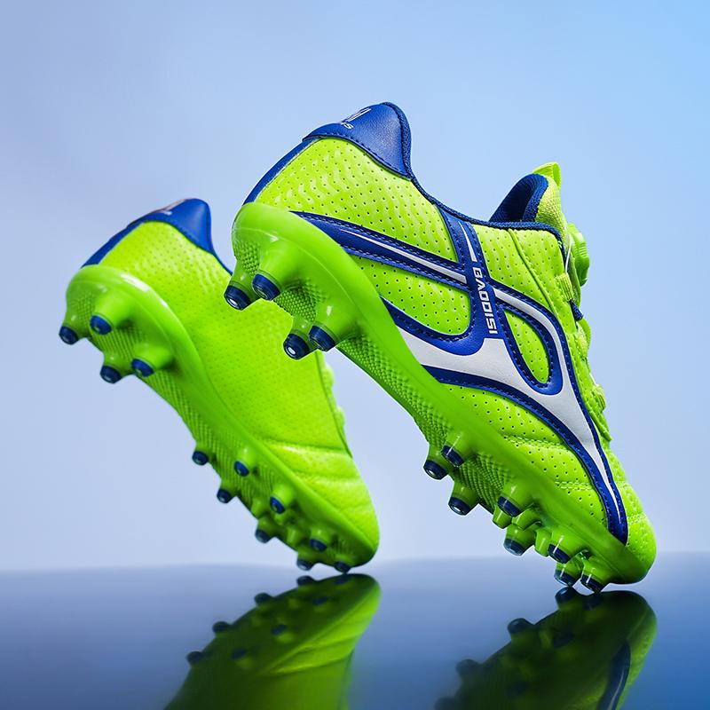Kids Soccer Shoes Society TF/FG School Football Boots Cleats Grass Sneakers Boy Girl Outdoor Athletic Training Sports Footwear Size 28-39