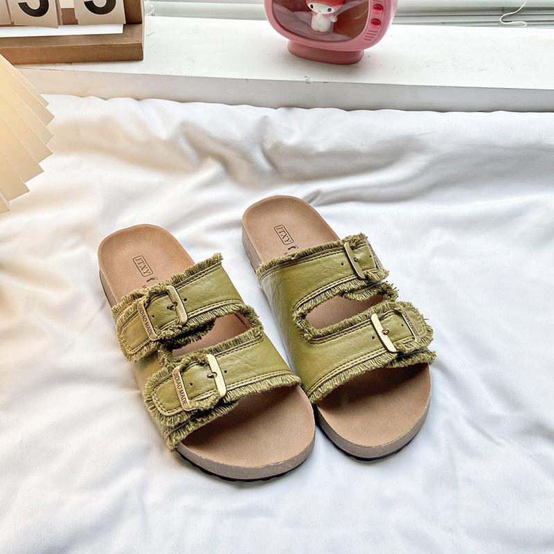 Mode 2025 Sommer Neue Mode Plateau-Sandalen Outdoor Lässig Zehenfrei Schuhe Übergröße Schnalle Vielseitig für Strandbekleidung Tägliche Hausschuhe