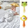 Handheld Shaker Toy for Infant Cartoon Duck Shape Newborns Gift Fun Activity Baby Shaker for 0-12 Month Baby Sensory Toy