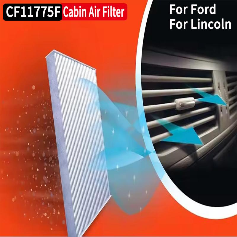 LC-2273 Car Cabin Air Conditioning Filter Activated Carbon DG9Z-19N619-A DG9H-18D483-BA For Ford Galaxy Mondeo Fusion S-Max Edge