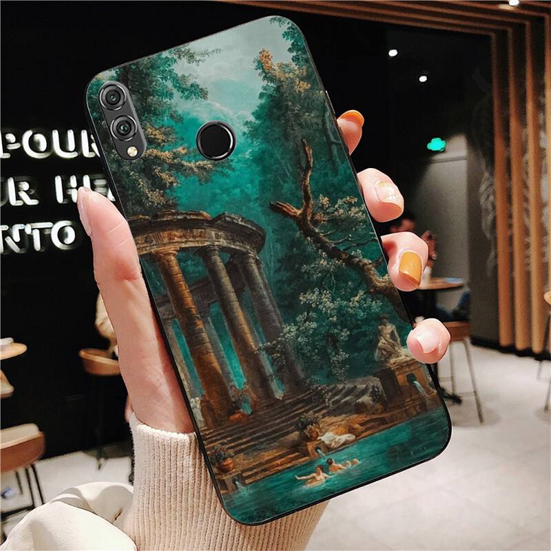 Renaissance art Painting Phone Case For Huawei Honor 7A 7C 8 8x 9 10 20lite Fundas Coque for Honor 10i 20i Capa
