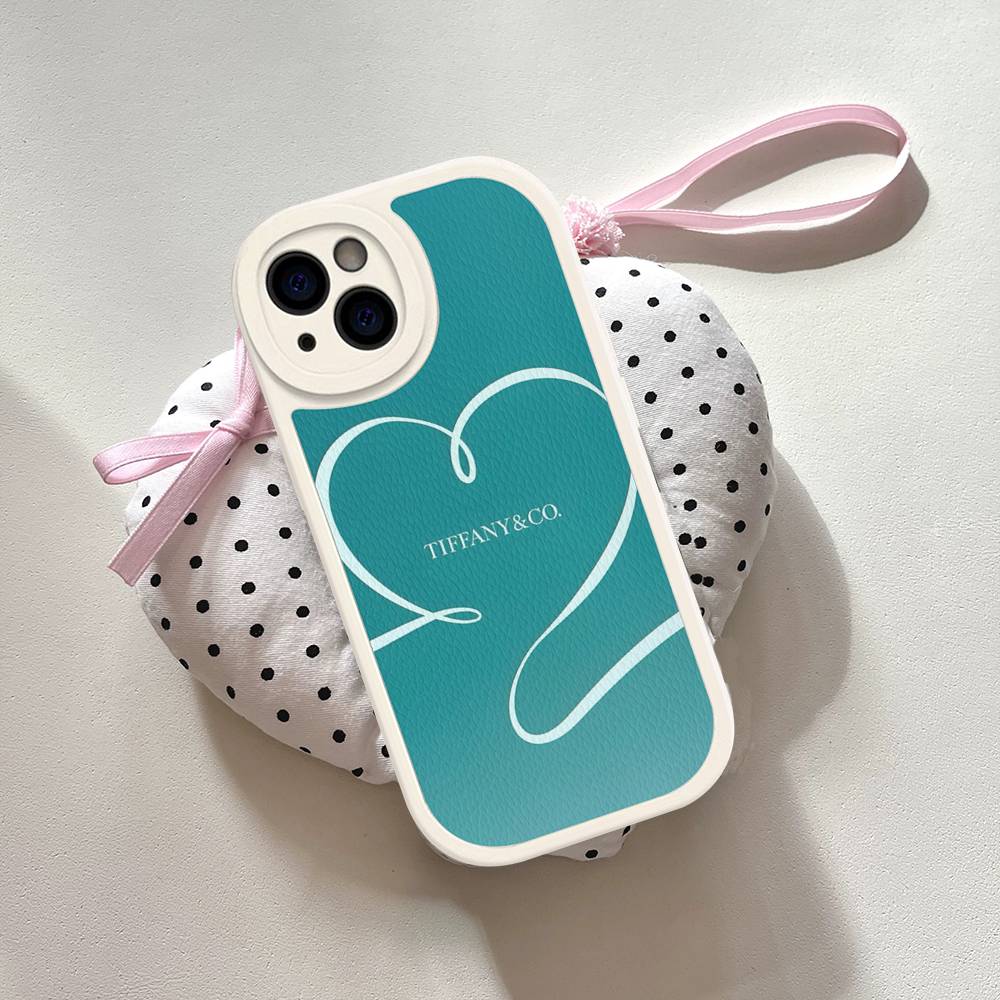 

T-tiffanyS Logo Phone Cover For IPhone 11 12 13 14 15 16 Pro Max Mini Plus Soft Leather Case iPhone 16 pro