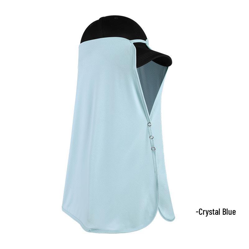 XTJ33 Quick-Dry Breathable Sun Hat with UV Protection & Detachable Face Shield for Outdoor Activities