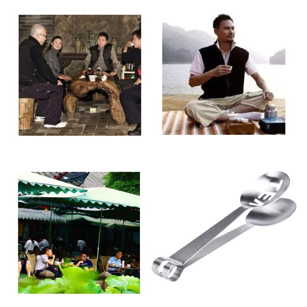 Stainless Tea Bag Squeezer Teabag Tong Holder Herb Grip Kitchen Tool Lemon Slice Clip