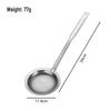 304 Stainless Steel Oil Separator and Skimming Spoon - Kitchen Strainer and Mesh Sieve for Frothing and Hot Pot Cooking.