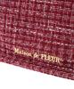 Maison de FLEUR Pink Tweed Pearl Ribbon Square Tote Bag, Pink, 8A43F0J6000