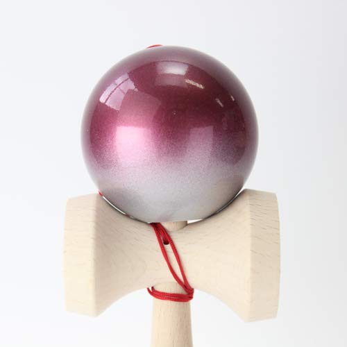 Kendama, Japan Kendama Association Certified Competitive Kendama, Ozora Premium Red & Silver