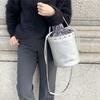 Handbag Chain Bucket Bag for Silver [Lava Gagery] [Instagrammer Chiyo's Women, (95)