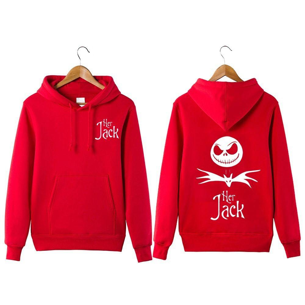The Nightmare Before Christmas Jack Couple Matching Hoodie Sweatshirt Sweater