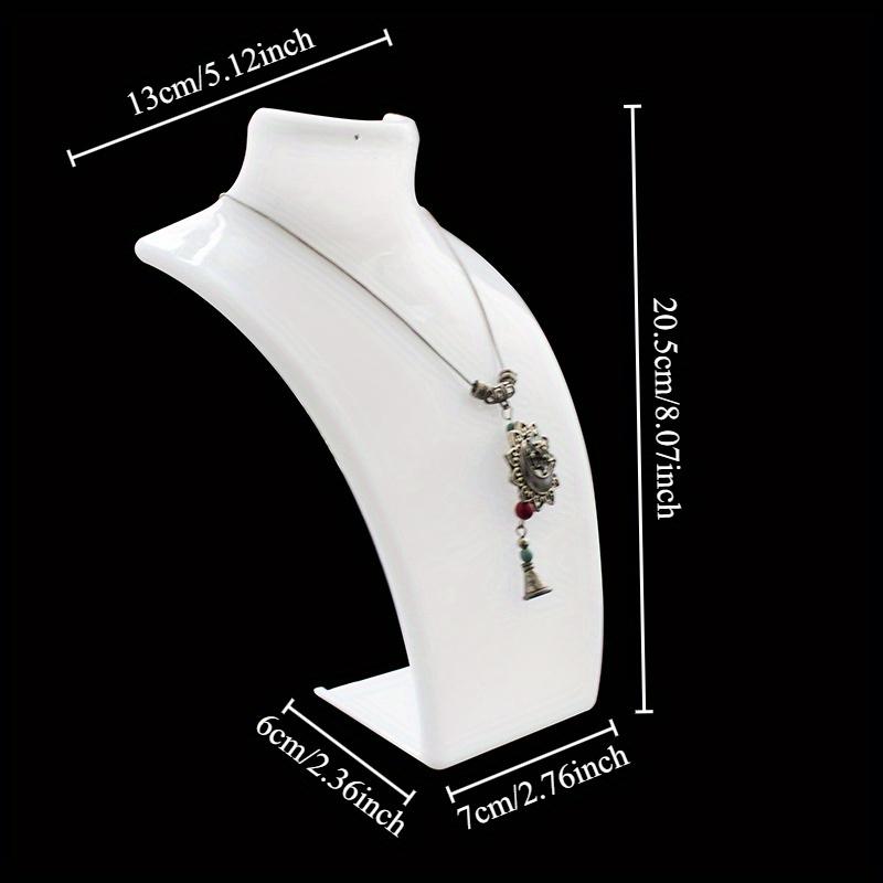 Simple Jewelry Display Stand for Necklace Pendant - Portrait Neck Jewelry Rack, Earring Storage Rack