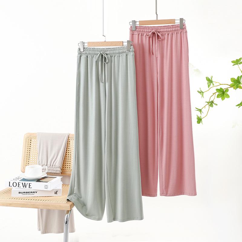 Yukes Dámské kalhoty s vysokým pasem a širokými nohavicemi - Lehké, ležérní, všestranné na jaro a podzim