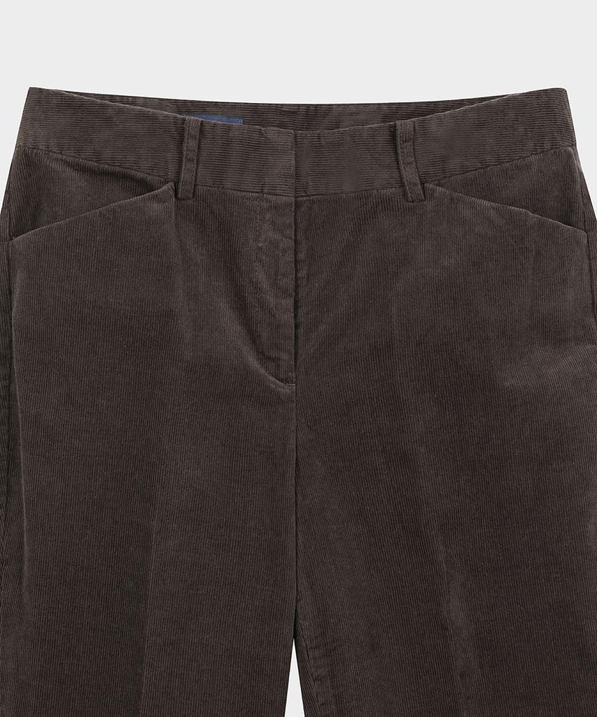 BROOKS BROTHERS Slim Fit Corduroy Pants (Brown) (Bbpcwf59914Ef)