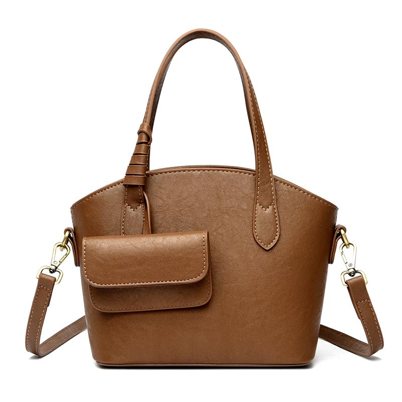 Módní dámská značka Malé kabelky Jednobarevná PU kůže Kabelka přes rameno crossbody Luxusní designová Vintage dámská kabelka s horním uchem