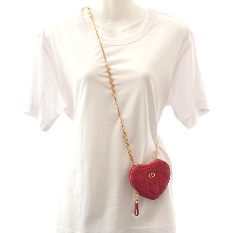 Dior  S5097UNID_M61R Shoulder Bag Red Calfskin Women