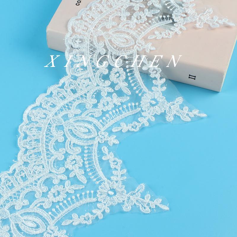 Sequin Car Bone Lace Lace Fabric Bridal Accessories Wedding Dress Veil Watch Accessories 22Cm