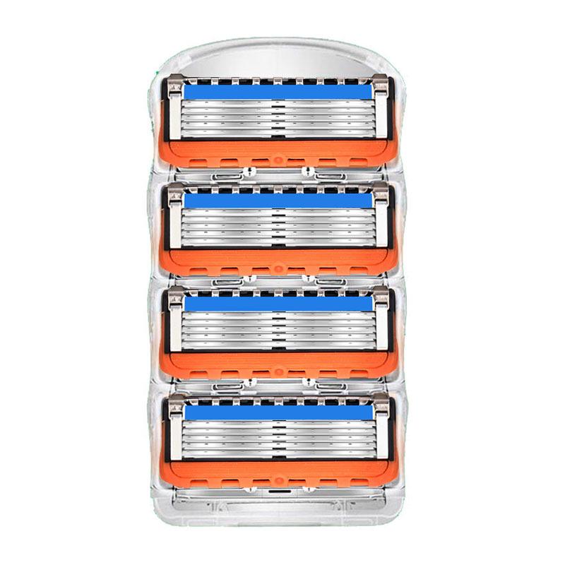 Men’s 5-Blade Manual Razor with Universal Gillette-Compatible Head