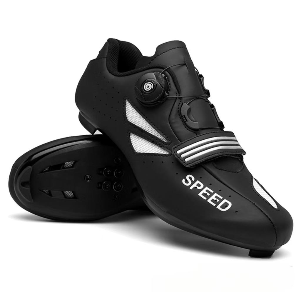 New outdoor road mountain lock shoes men and women with the same hard-soled sports cycling shoes lock-free cycling shoes