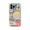 Cartoon Couple Doodle 15 Suitable for IPhone 13 Promax IPhone Case 14 Invisible Bracket 16 Soft Cover XR