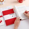 PAPERIDEAS Soft Cover Notebook, B5, (Grid, Red)
