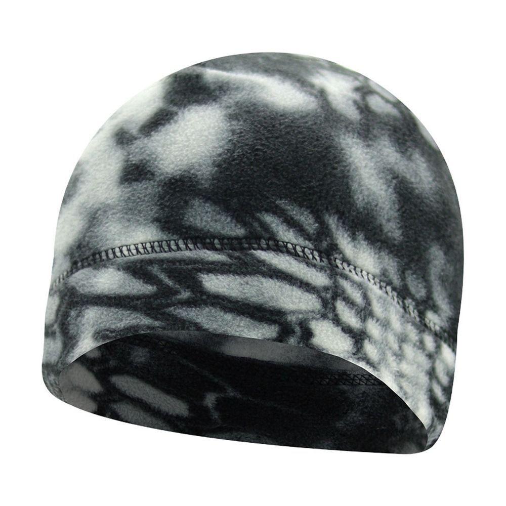 New Windproof Winter Cap Thickened Warm Fleece Cap Breathable Elastic Men Beanie Riding Fishing Hiking
