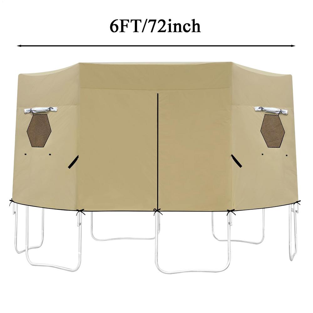 Tent for Trampoline Sun Protection Trampoline Sunshade Cover Foldable Waterproof Tear Resistant Tent Cover Shade Shelter