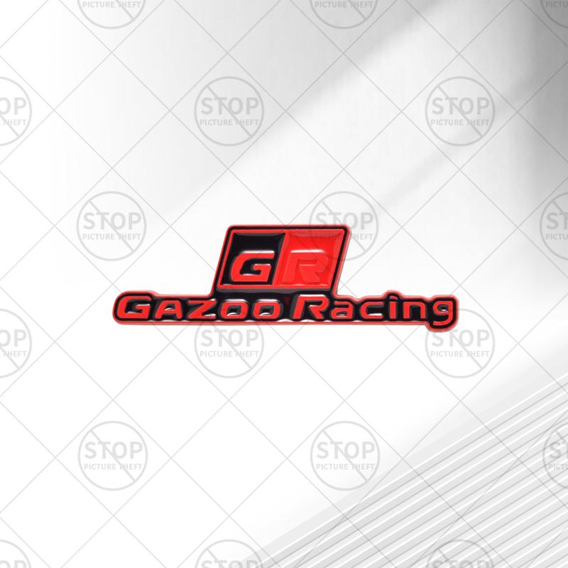 Car Sticker GR GAZOO Racing Logo 3D Decal Grille Body Side Badge Rear Trunk Emblem For Toyota Levin Corolla Camry Yaris Supra