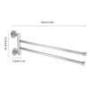 Bathroom Wall Mounted Towel Rack Swing Out Rotating Towel Hanger Shelf Towel Hanger Wall Mounted Towel Rack Rotating Towel Rack
