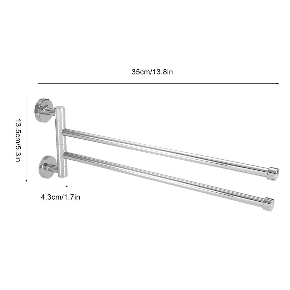 Bathroom Wall Mounted Towel Rack Swing Out Rotating Towel Hanger Shelf Towel Hanger Wall Mounted Towel Rack Rotating Towel Rack