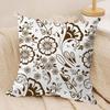 Luxury Khaki Pattern Cushion Cover Soft Plush Fabric DoubleSided Printed Cushion Covers for All Seasons Modern HomeDecor Gift