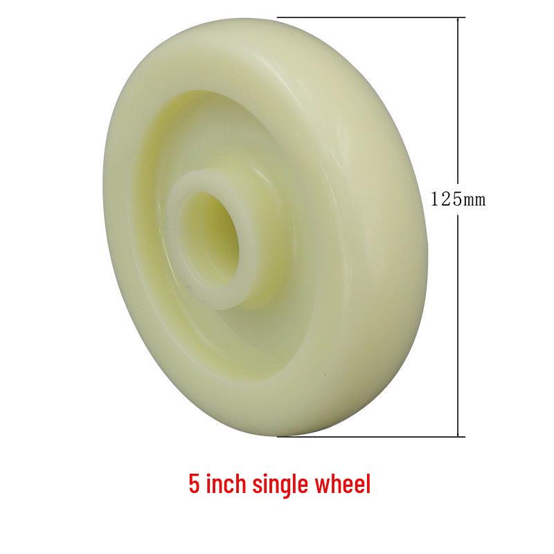 PP Nylon Swivel, Fixed, & Braked Casters - Trolley & Equipment Wheels, 3-5 Inch