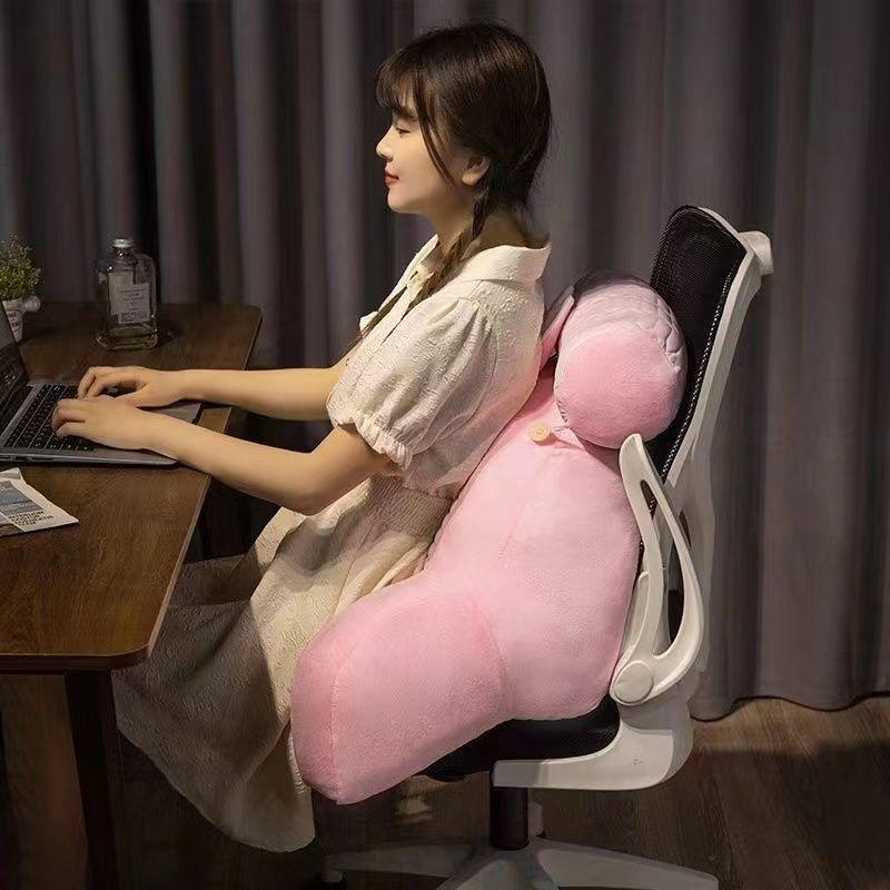 Bedhead Cushion Waist Cushion Soft Bag with Large Backrest for Bed Waist Protection Seasonal Availability of Pillows