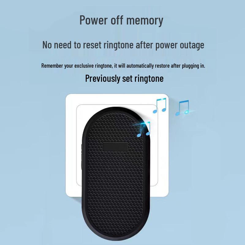 Smart Long-Range Wireless Doorbell with One-Button Call for Elderly & Patients