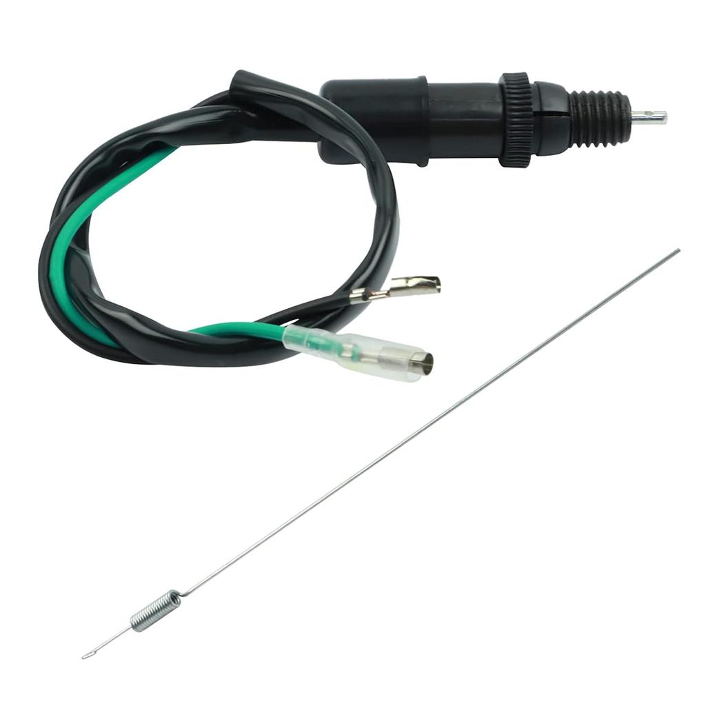 FLYPIG Universal Motorcycle Bike Rear Brake Light Switch with Spring Kit for Yamaha Honda Kawasaki Suzuki Quad Pit Scooter ATV Tail Light Switch