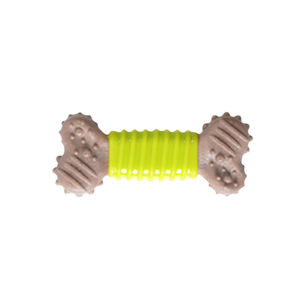 Dog Pet Toy Self-Entertainment TPR Bone-Shaped Chew Stick, Chew-Resistant Puppy Small Dog Chew Toy, 1PC
