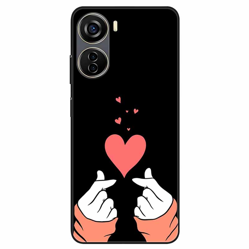 For ZTE Libero 5G IV Case A302 Soft Silicone Lovely Shockproof Cover for ZTE Libero 5G IV TPU Coque Cute Cats Funda Shells 6.6''