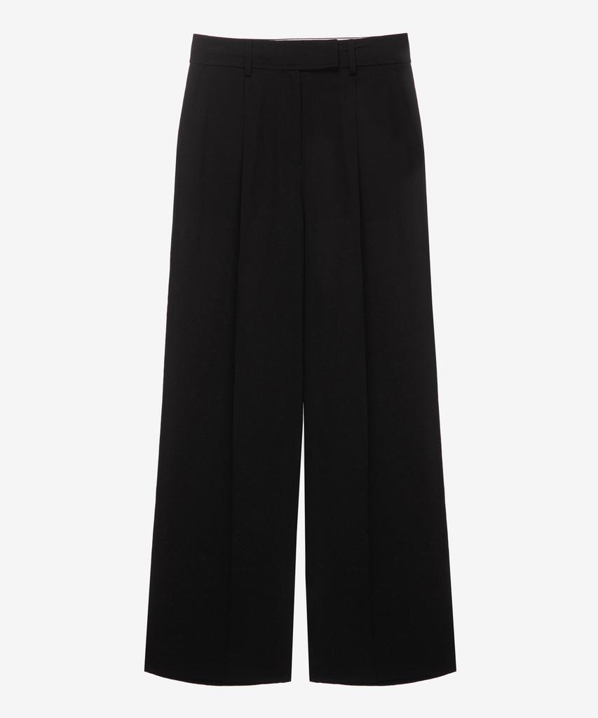 MIND BRIDGE WOMEN [W] Single-Pleat Wide Slacks - 3Color Mypt3203
