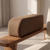 Supportive Curved Armrest Cushion Lightweight Sofa Pillow Compact Couch